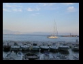 boat in the harbor of napoli
