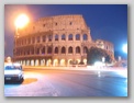long exposure coliseum at night